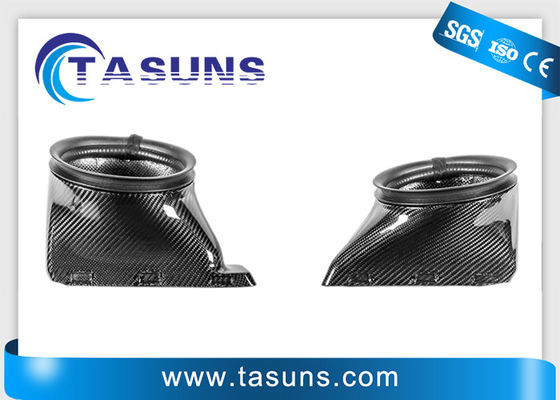 calidad  CE Carbon Fiber Intake Front Bumper Intake Hole Air Duct Cover fábrica